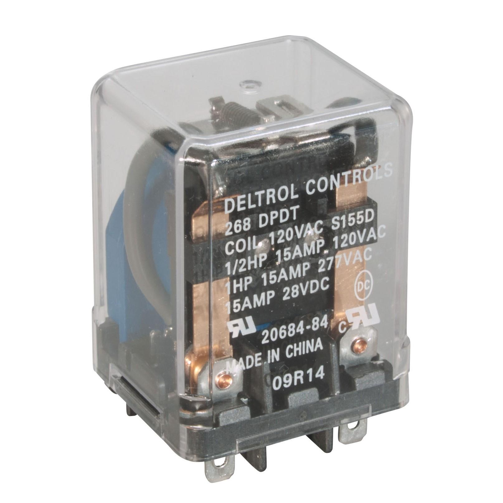 Deltrol Controls 265F SPST-N0 S155D Coil 24VAC 50/60Hz 