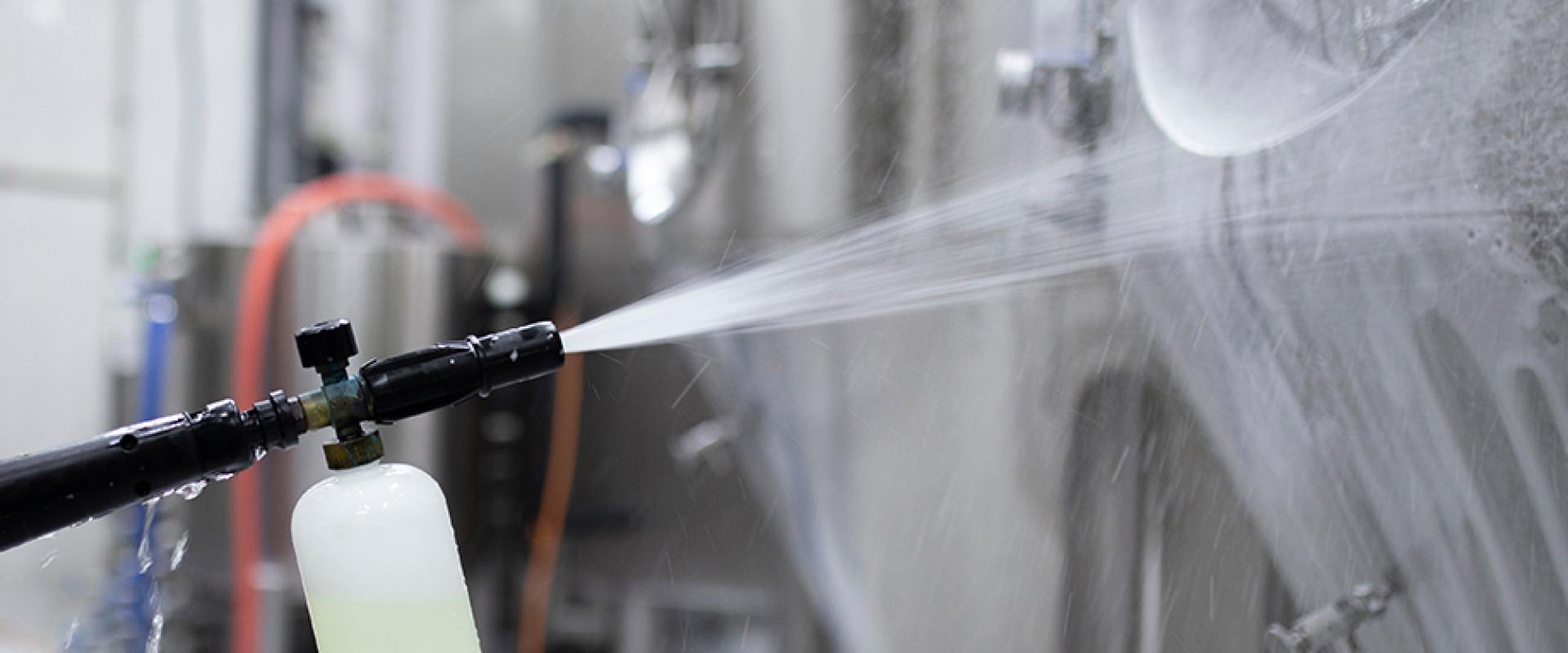 control components for pressure washing equipment
