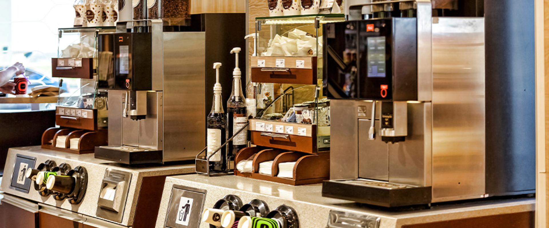 dispense valves for self-serve coffee stations